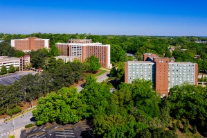 Dorms University of Georgia Aerial View   Athens GA 0842